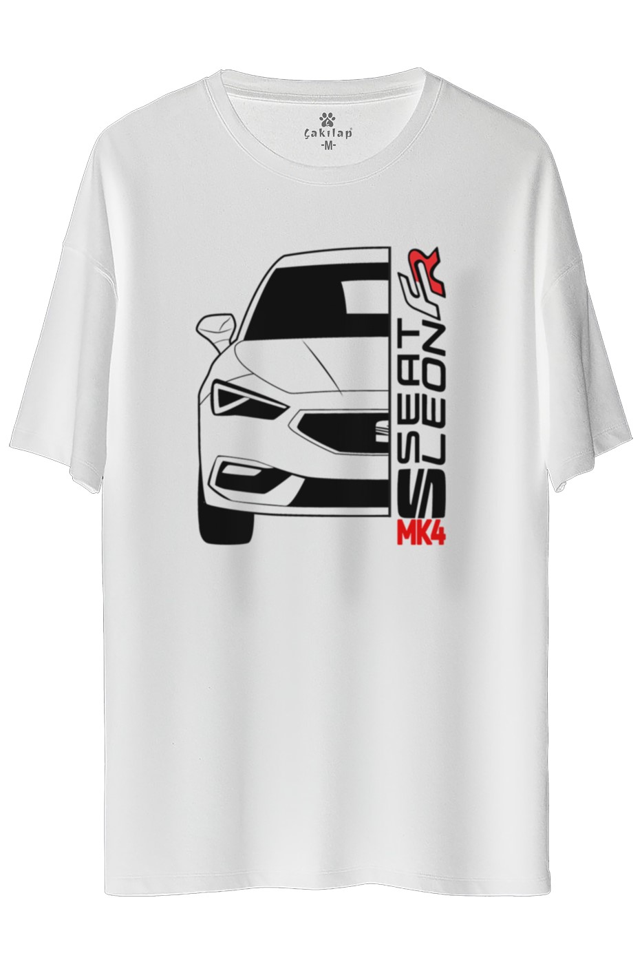 Seat Leon Mk4 Baskılı Oversize Tişört