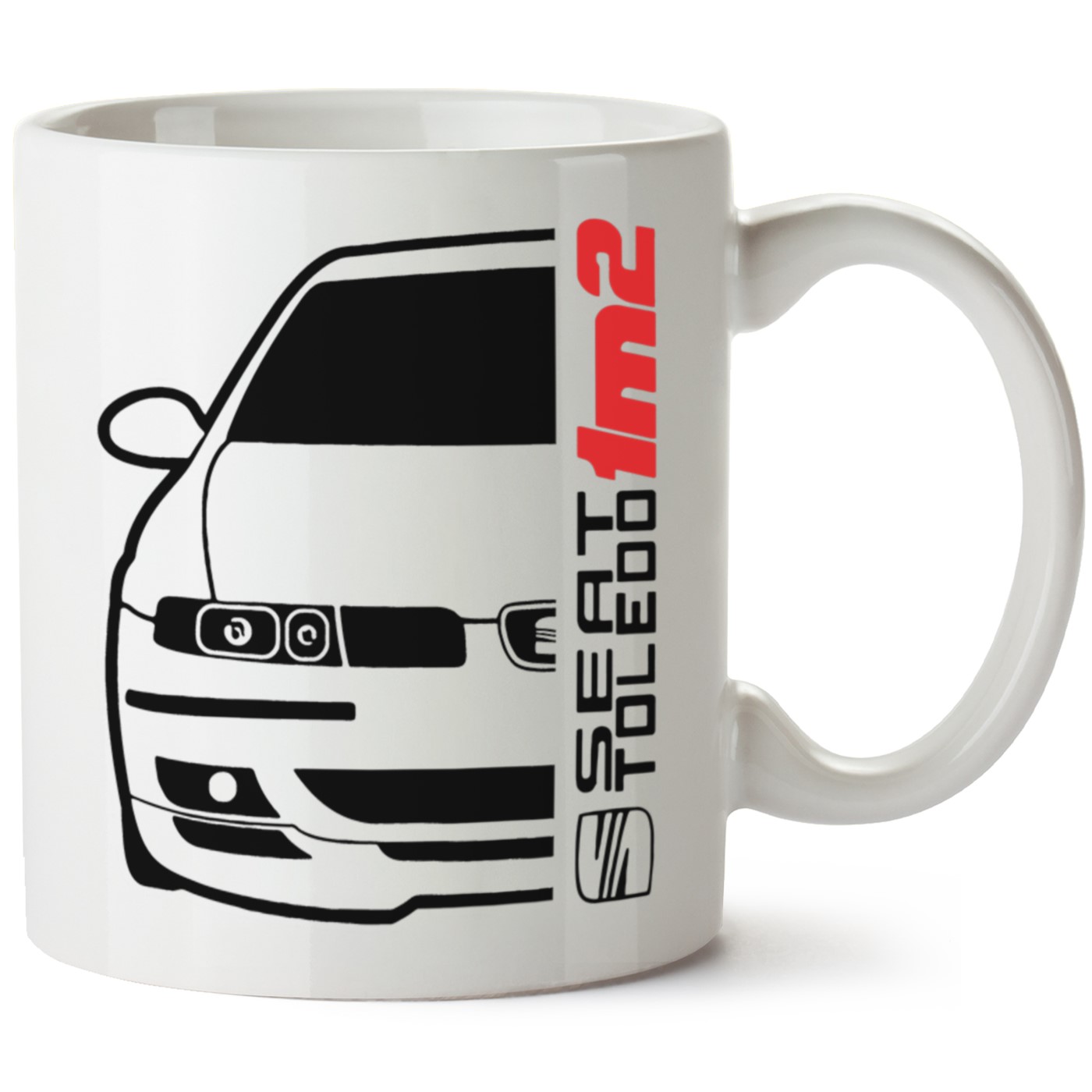 Seat Toledo Baskılı Porselen Kupa Bardak