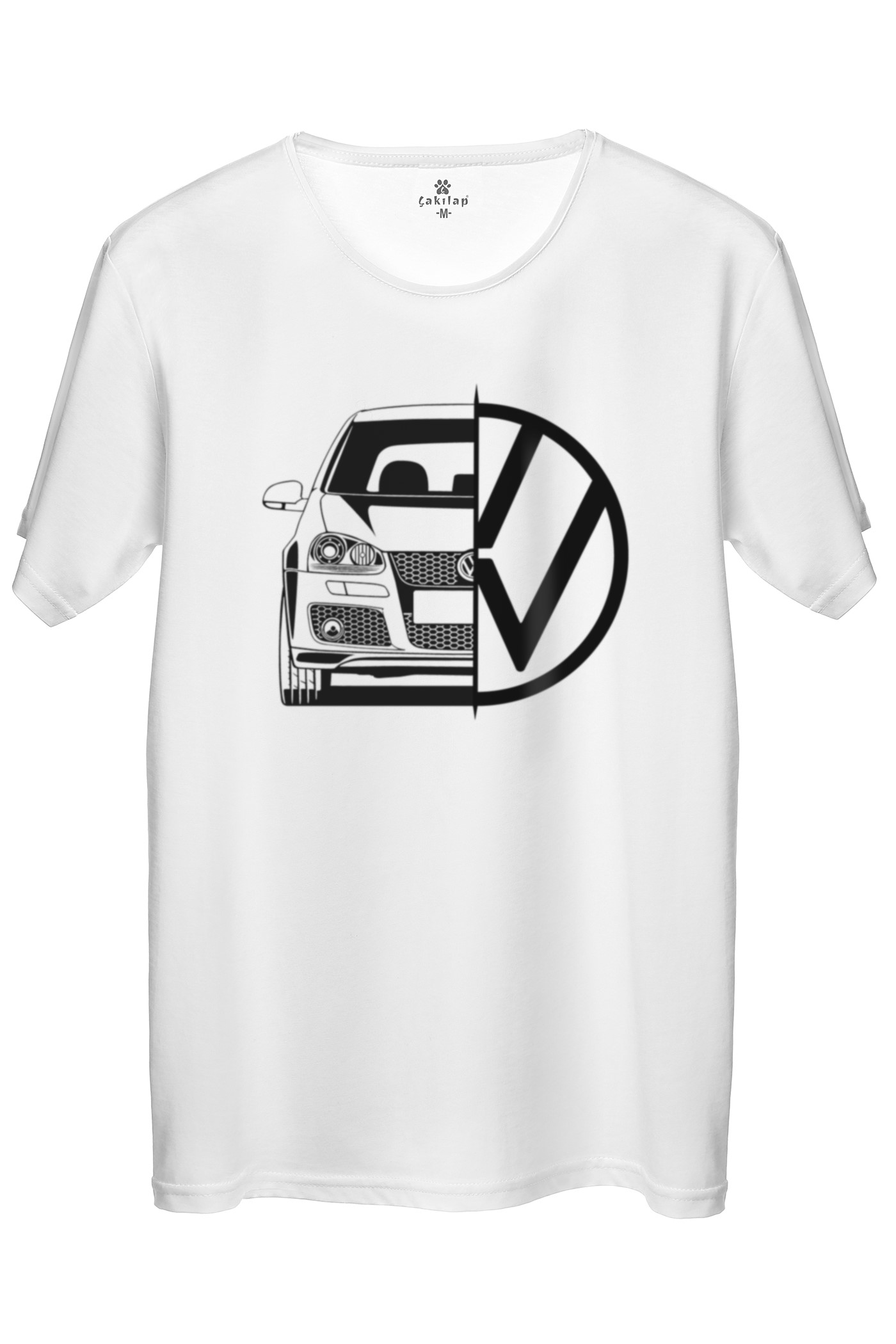 Vw Golf 5 Baskılı Regular Tişört