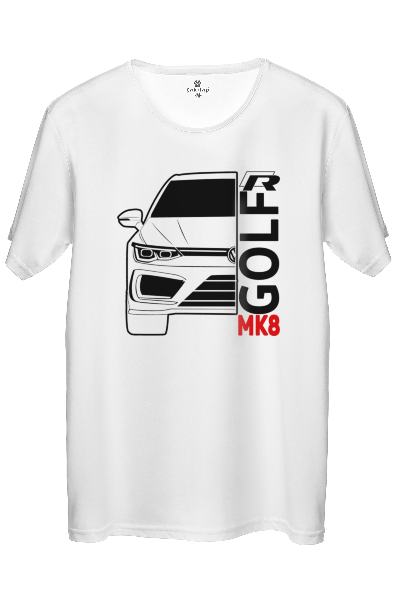 Vw Golf 8 Baskılı Regular Tişört