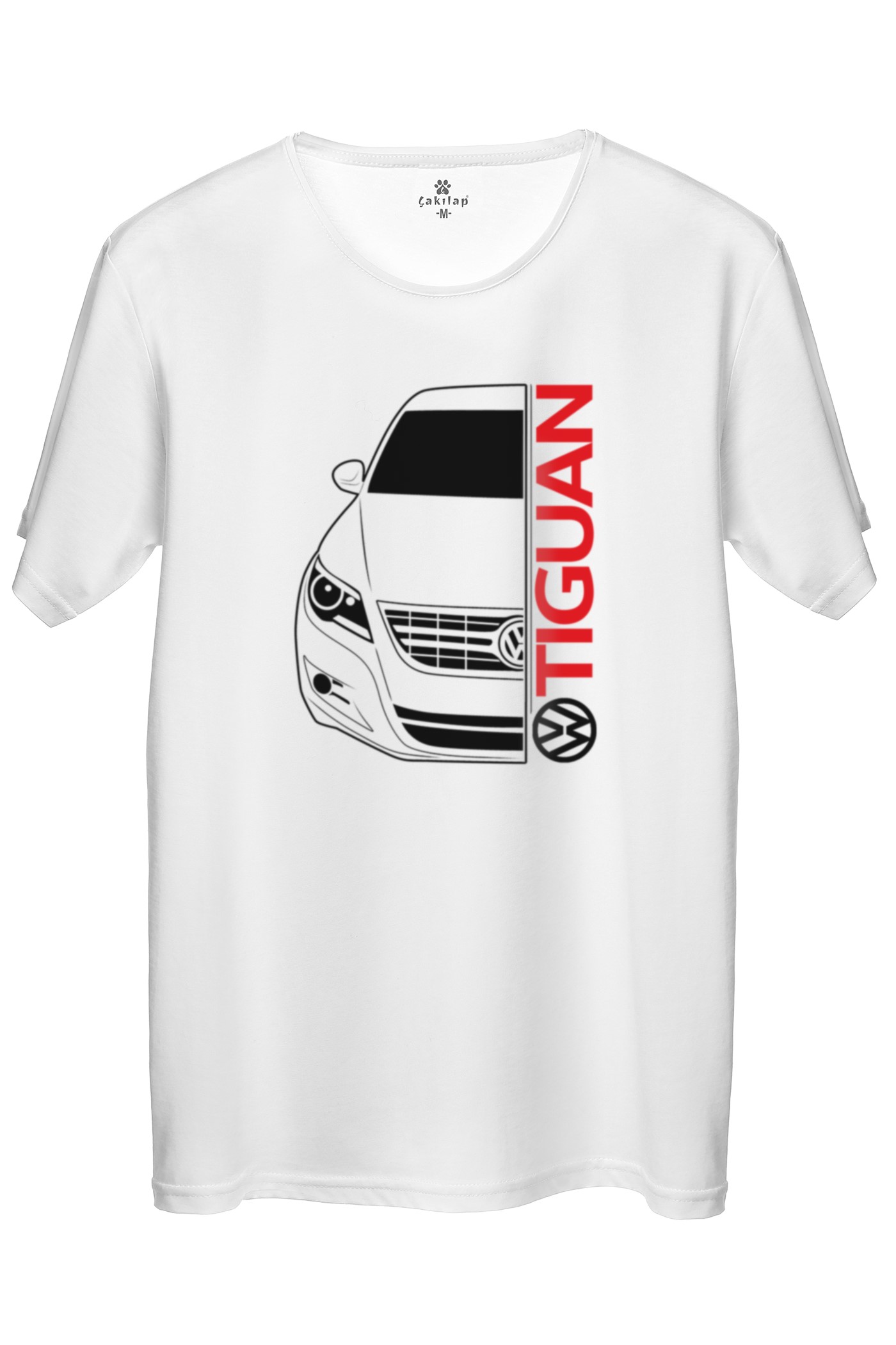 Vw Tiguan Baskılı Regular Tişört