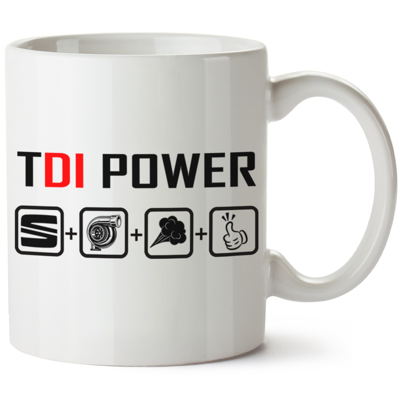 Seat Logo Baskılı Porselen Kupa Bardak