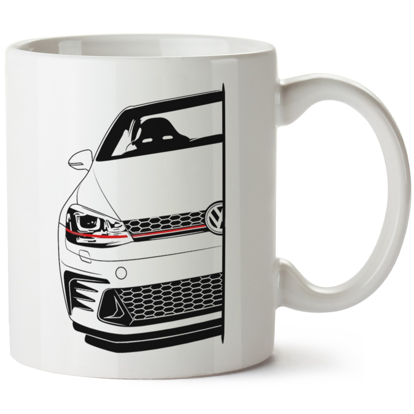 Vw Golf 7 Baskılı Porselen Kupa Bardak