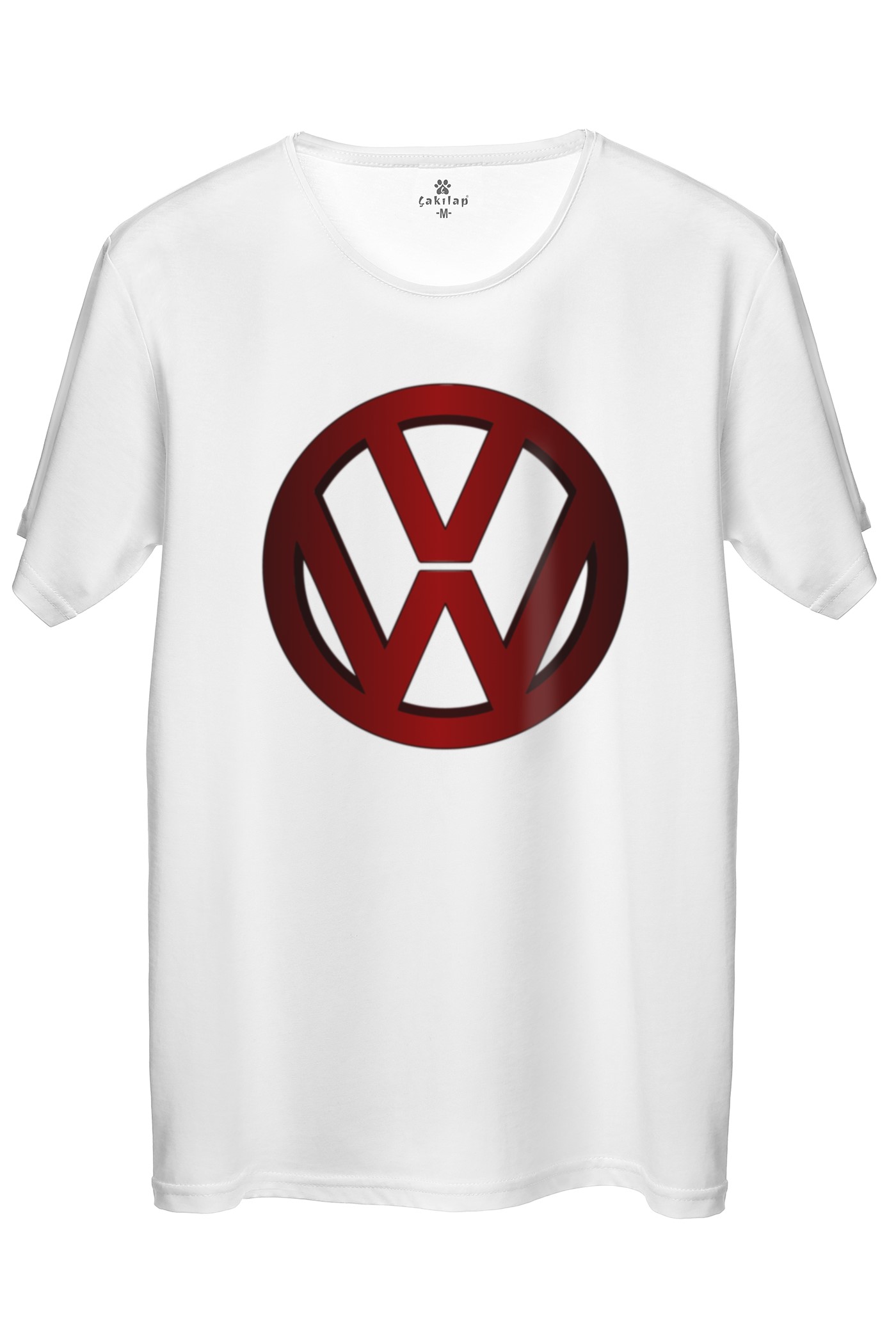 Vw Logo Baskılı Regular Tişört