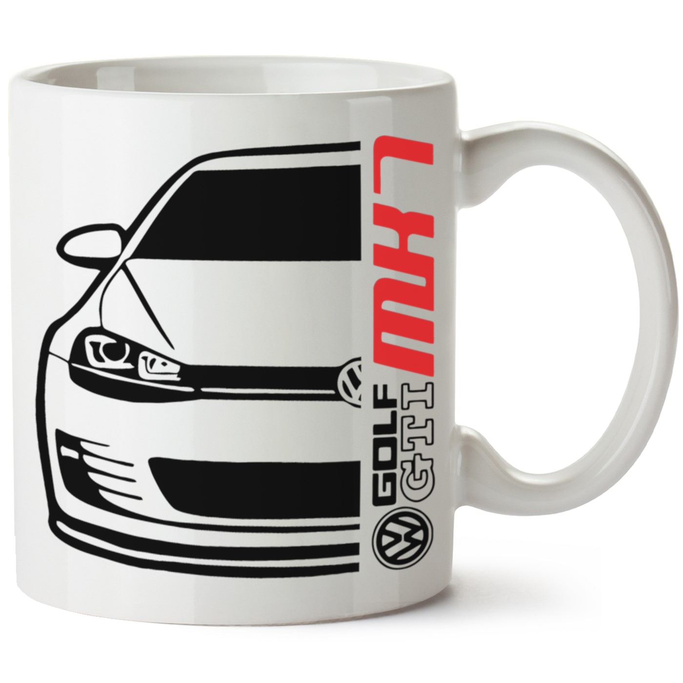 Vw Golf 7 Baskılı Porselen Kupa Bardak