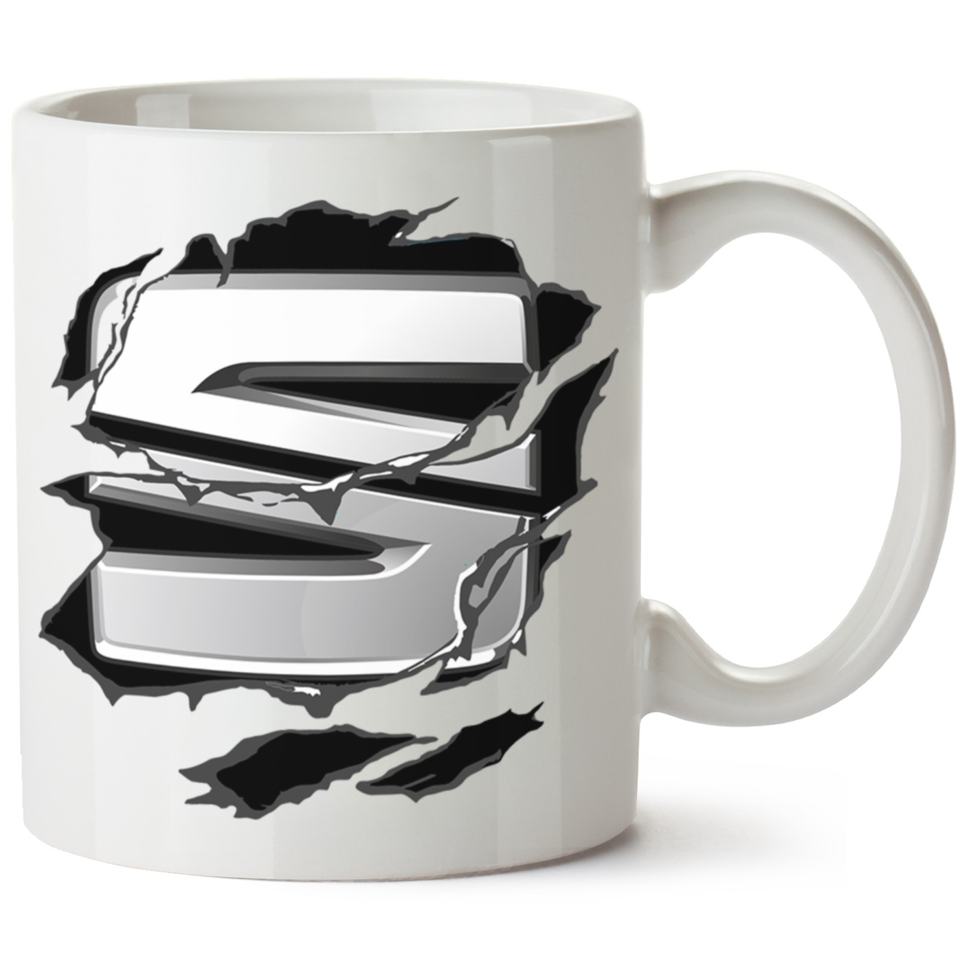 Seat Logo Baskılı Porselen Kupa Bardak