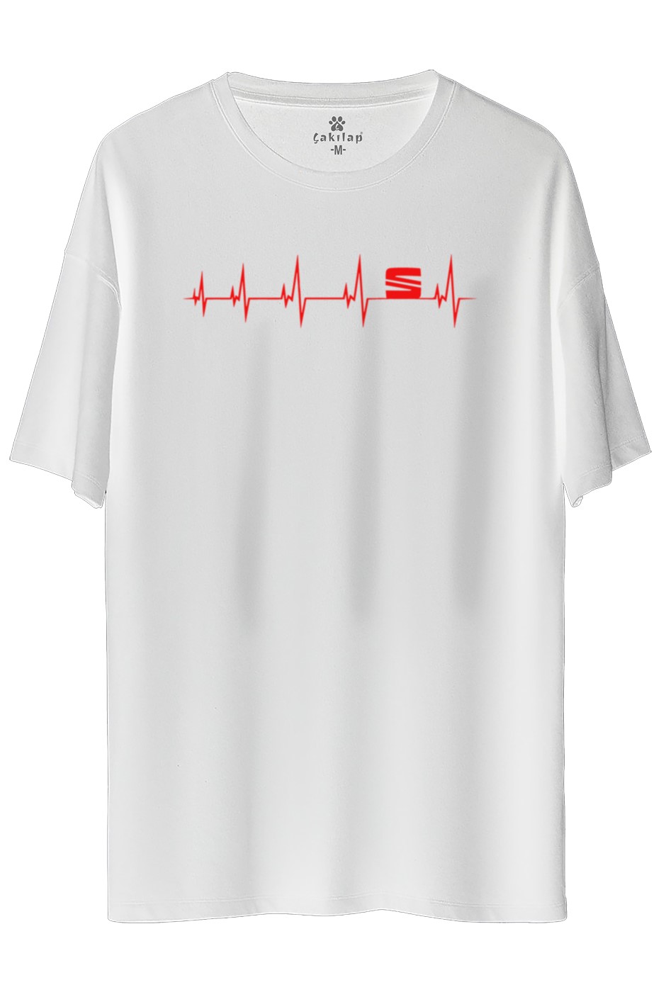 Seat Logo Baskılı Oversize Tişört