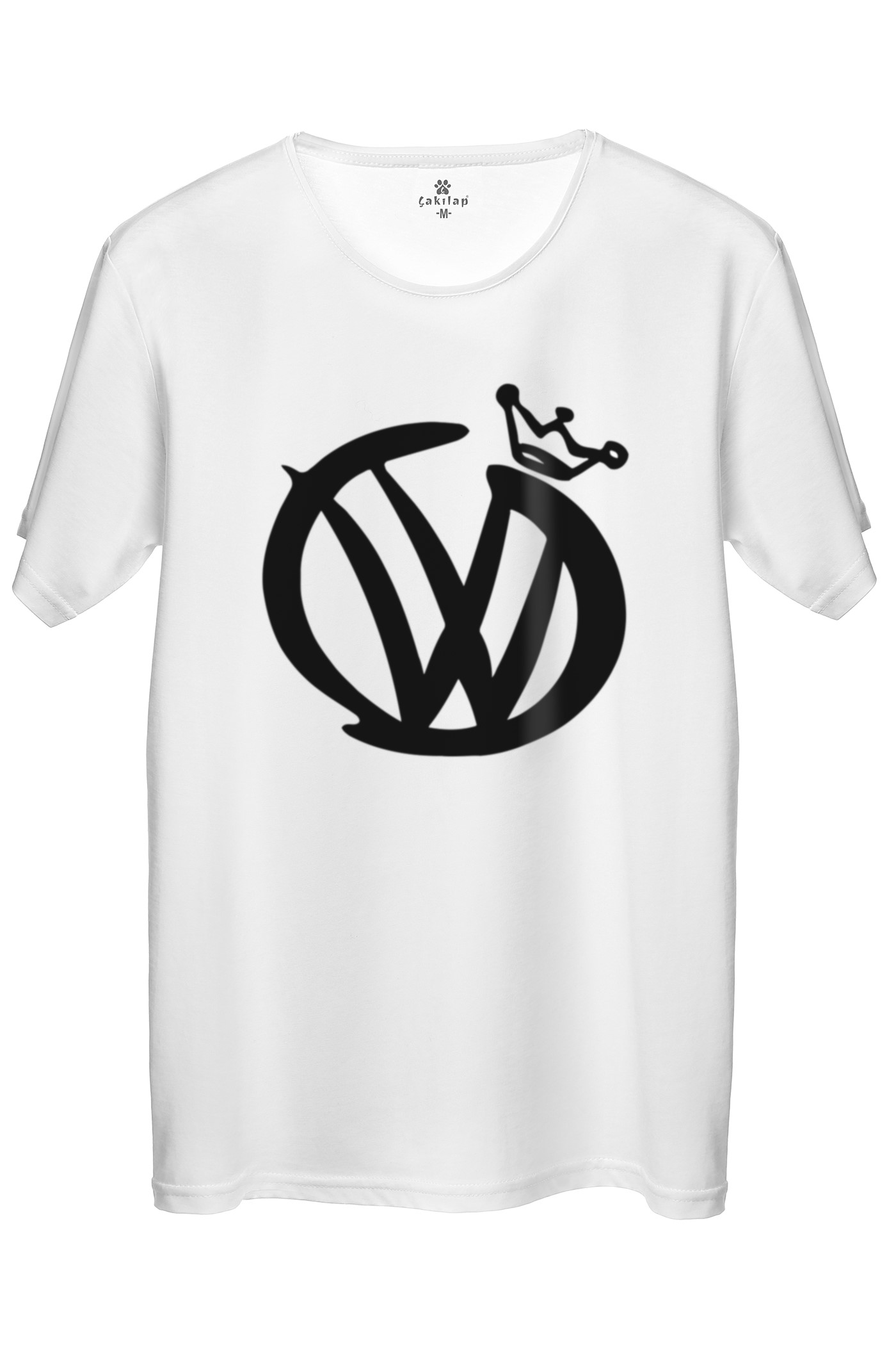 Vw Logo Baskılı Regular Tişört