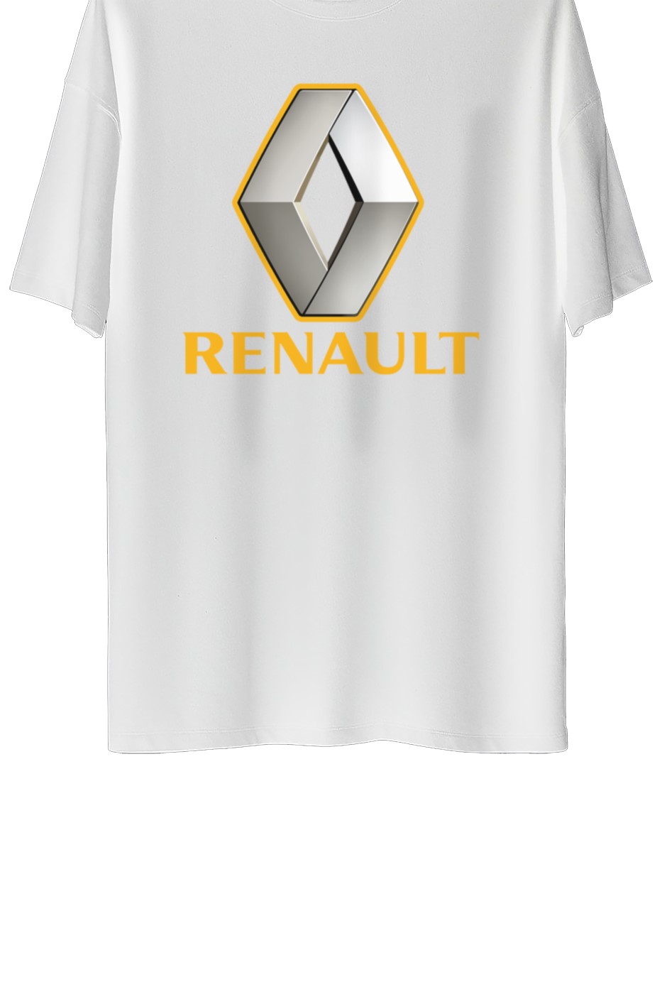Renault Logo Baskılı Oversize Tişört