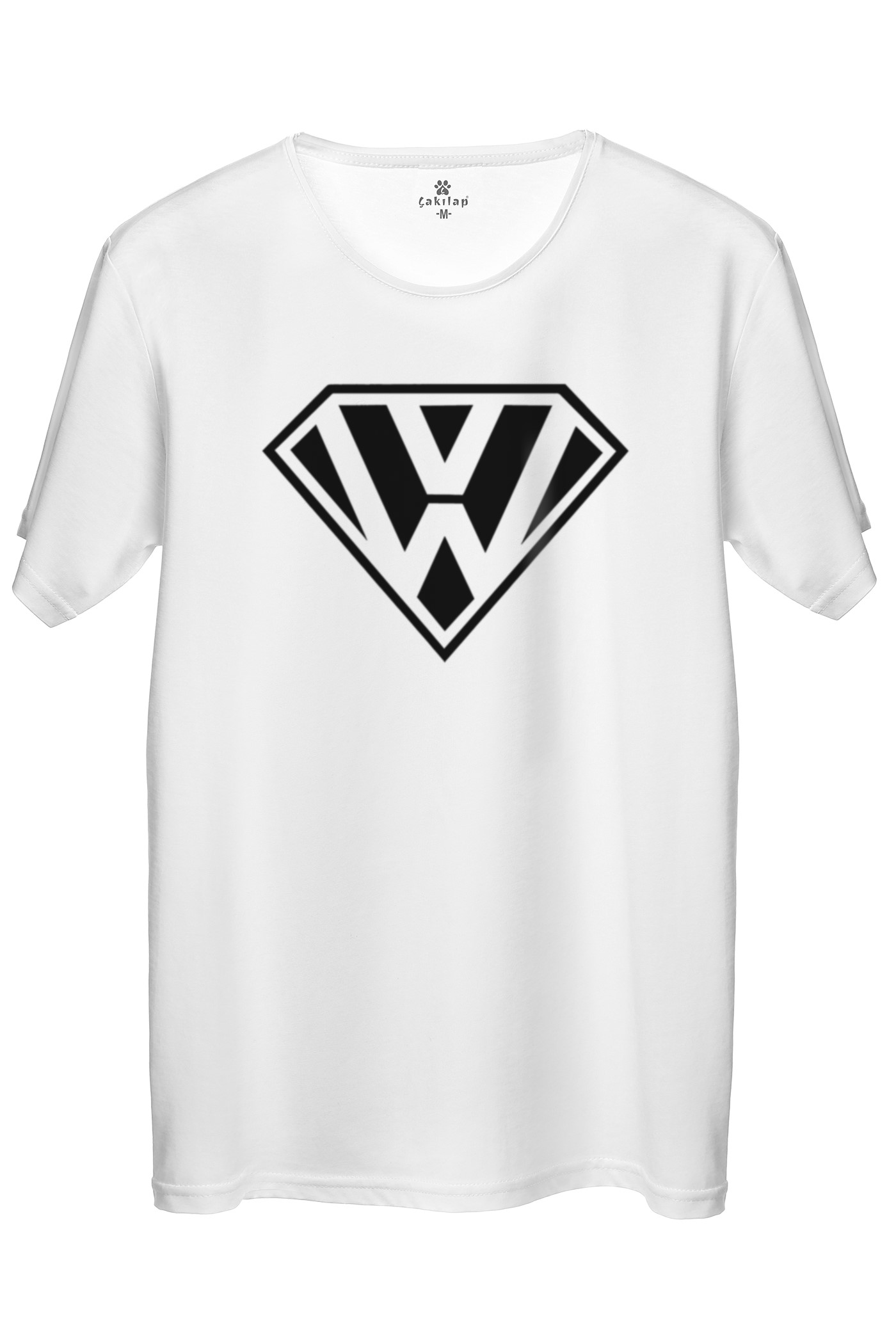 Vw Logo Baskılı Regular Tişört