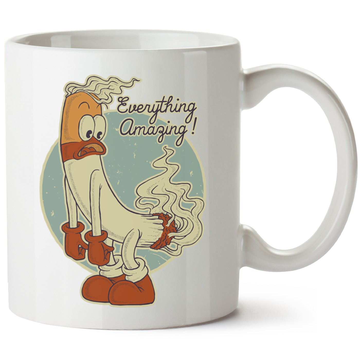 Everythin Amazing Baskılı Porselen Kupa Bardak