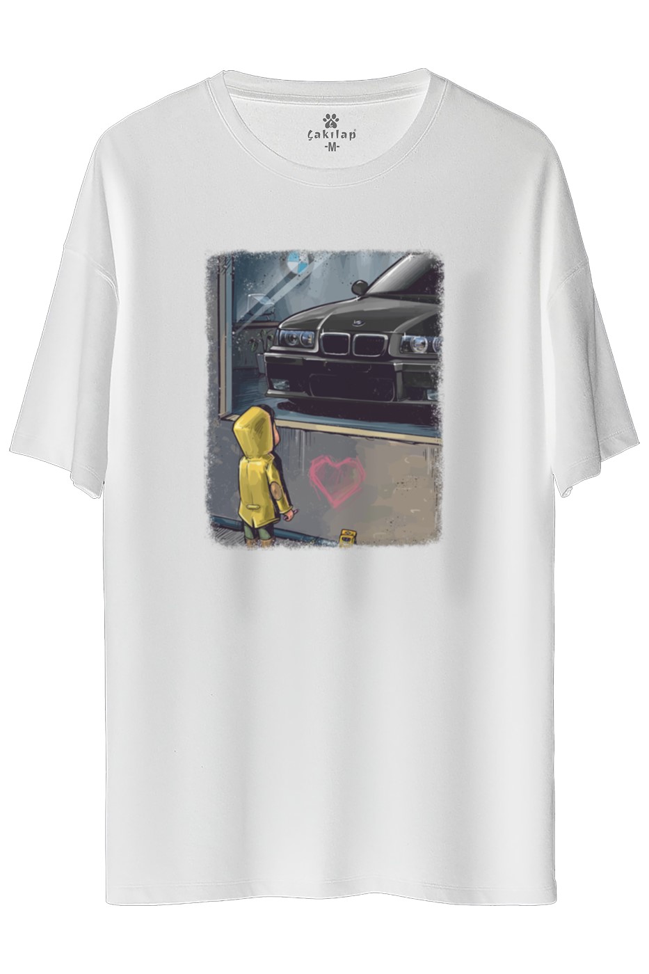 Bmw E36 Baskılı Oversize Tişört