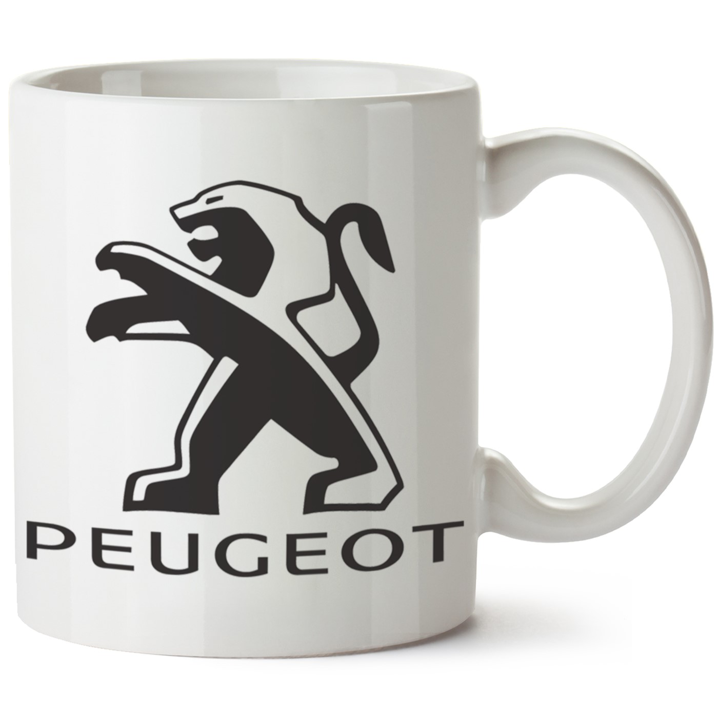 Peugeot Logo Baskılı Porselen Kupa Bardak