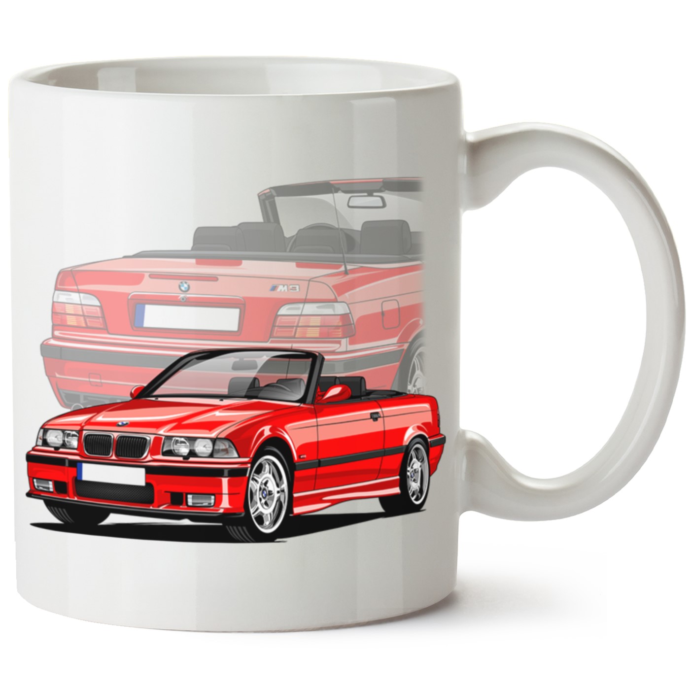 Bmw E36 Baskılı Porselen Kupa Bardak