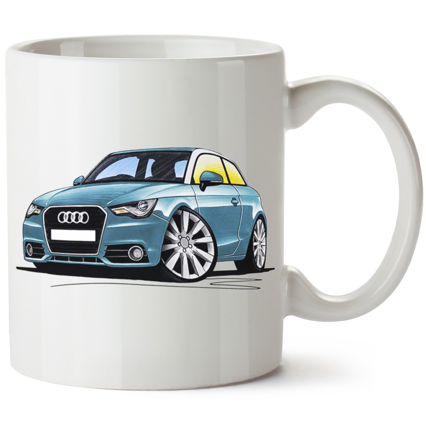 Audi A1 Mk1 Baskılı Porselen Kupa Bardak