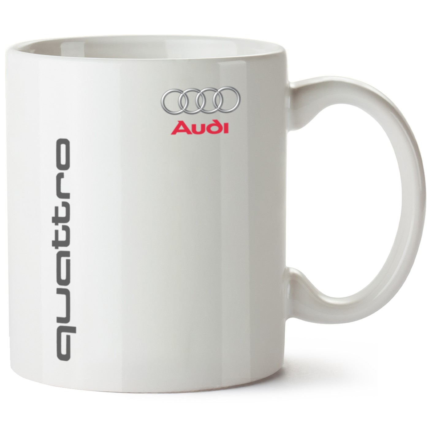 Audi Quattro Logo Baskılı Porselen Kupa Bardak