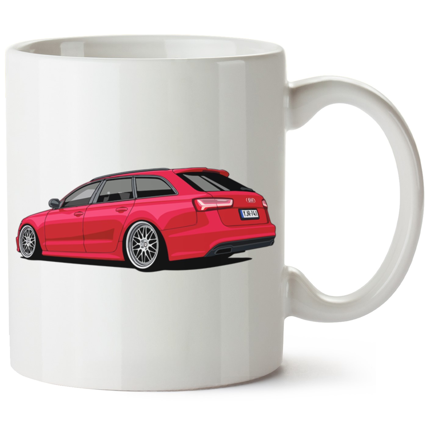 Audi A6 Baskılı Porselen Kupa Bardak