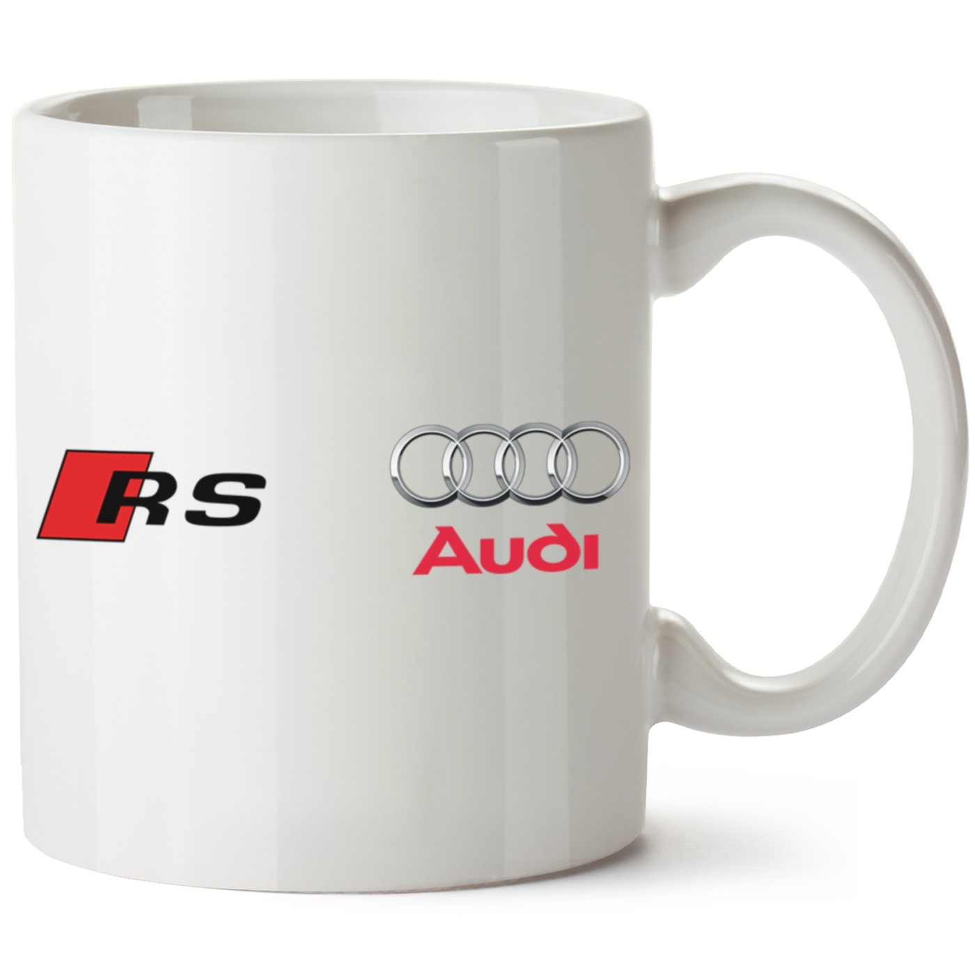 Audi Rs Logo Baskılı Porselen Kupa Bardak