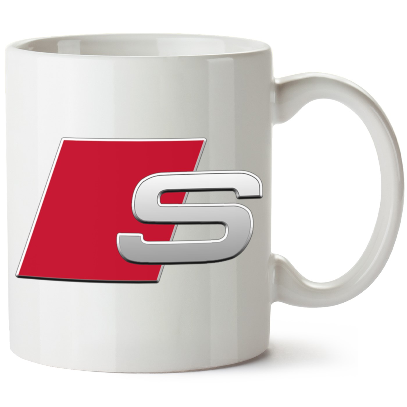 Audi S-Line Logo Baskılı Porselen Kupa Bardak