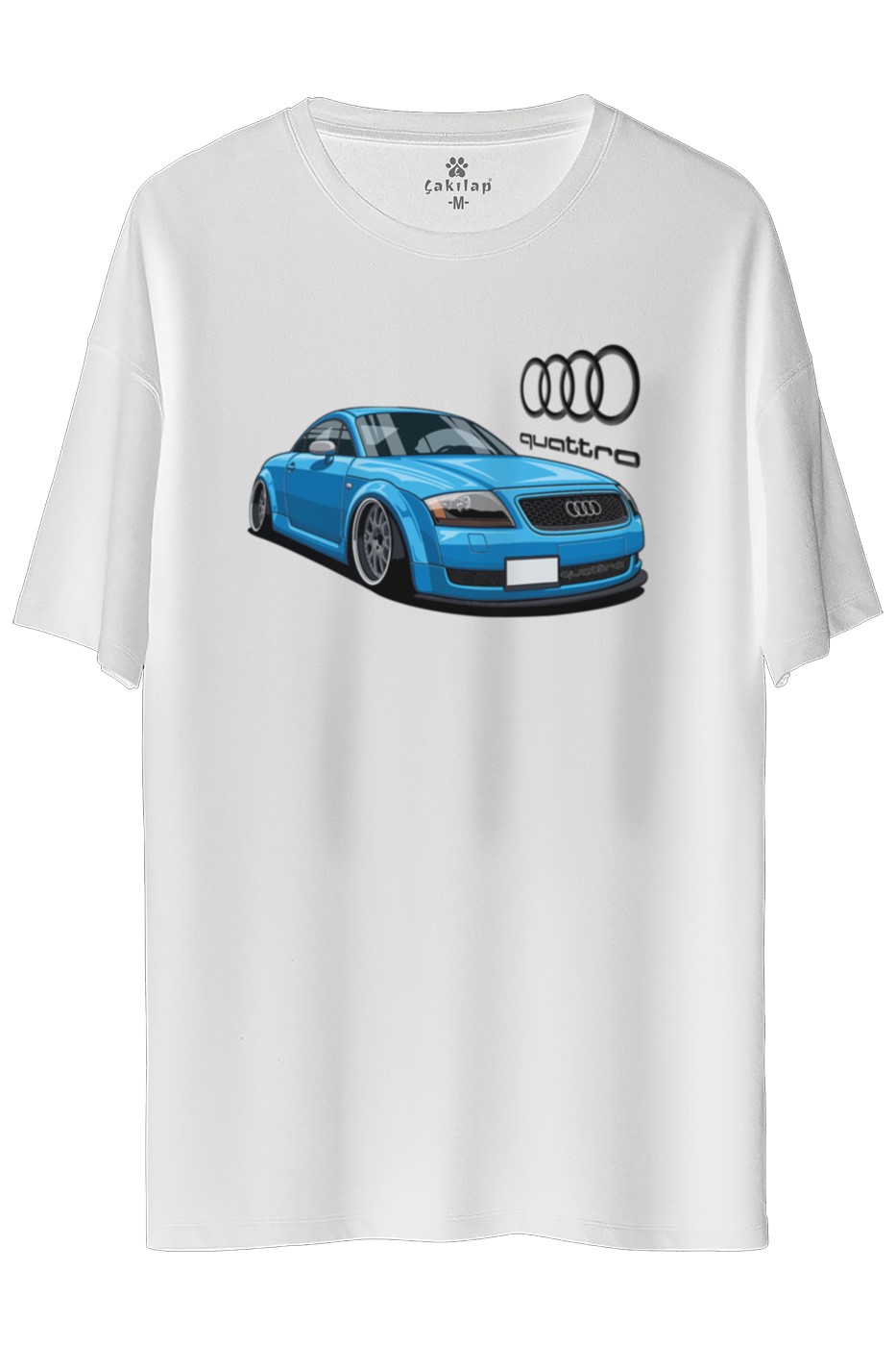 Audi TT  Baskılı Oversize Tişört