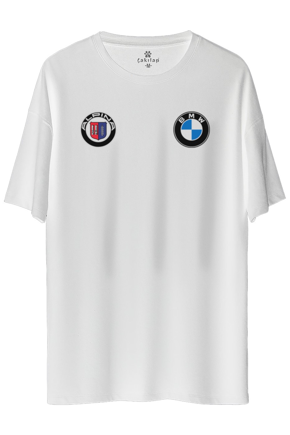 Bmw Alphina Baskılı Oversize Tişört