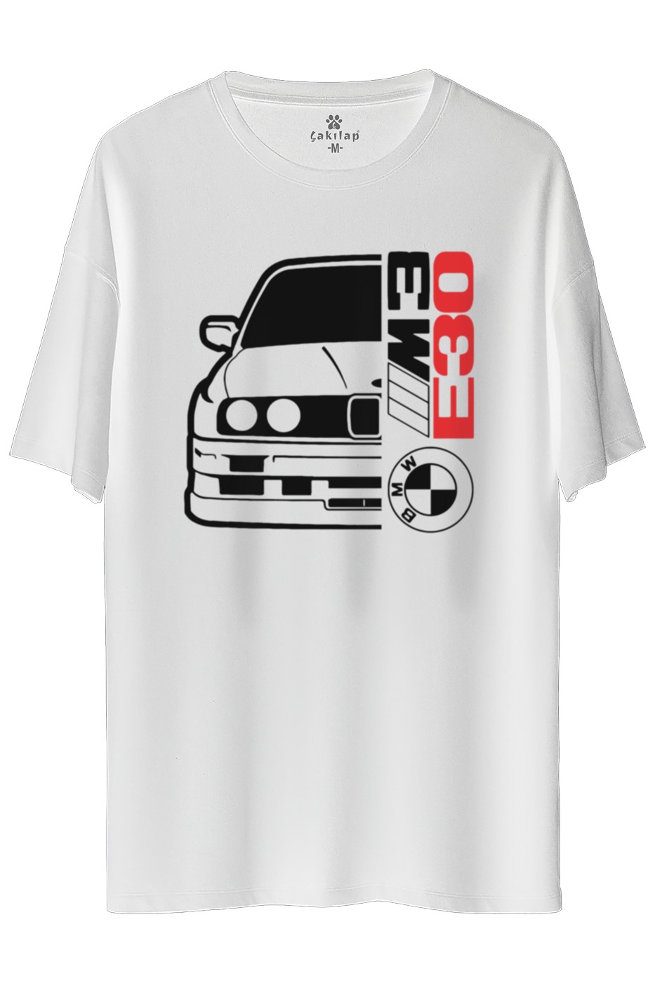 Bmw E30 Baskılı Oversize Tişört