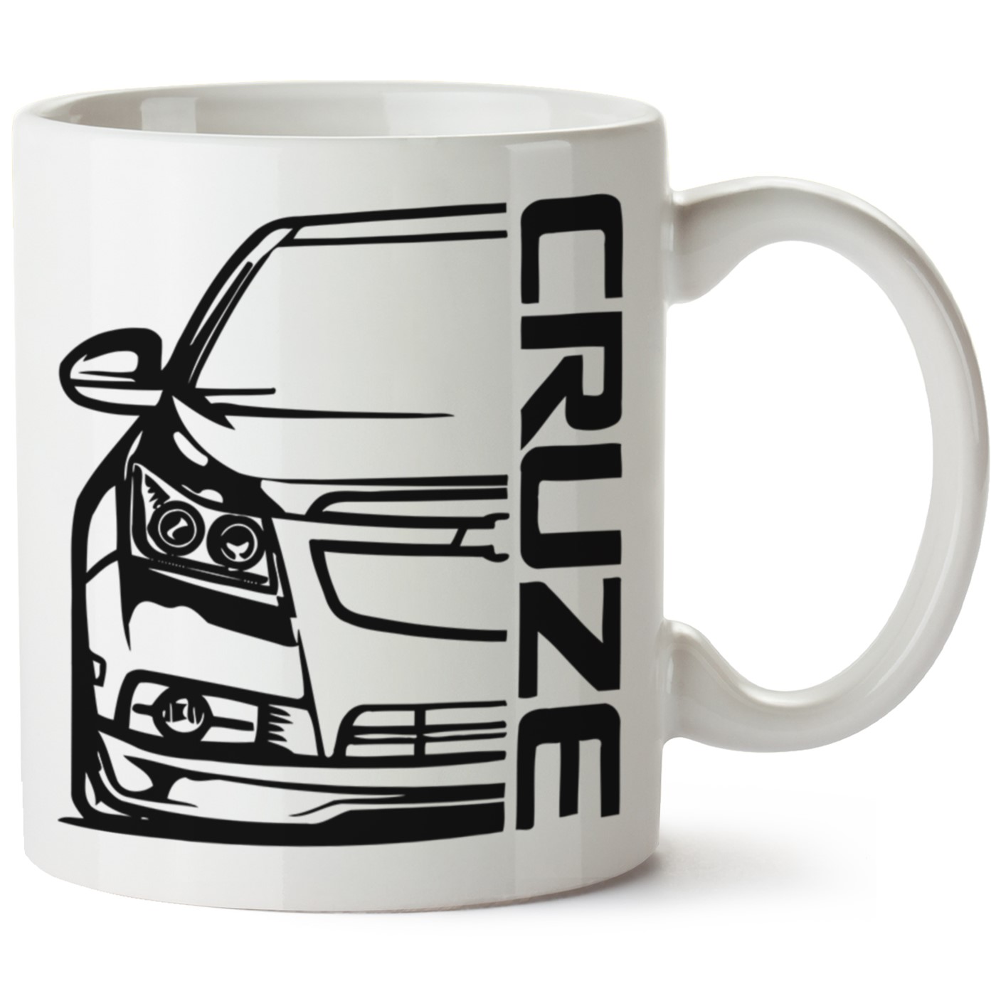 Chevrolet Cruze Baskılı Porselen Kupa Bardak