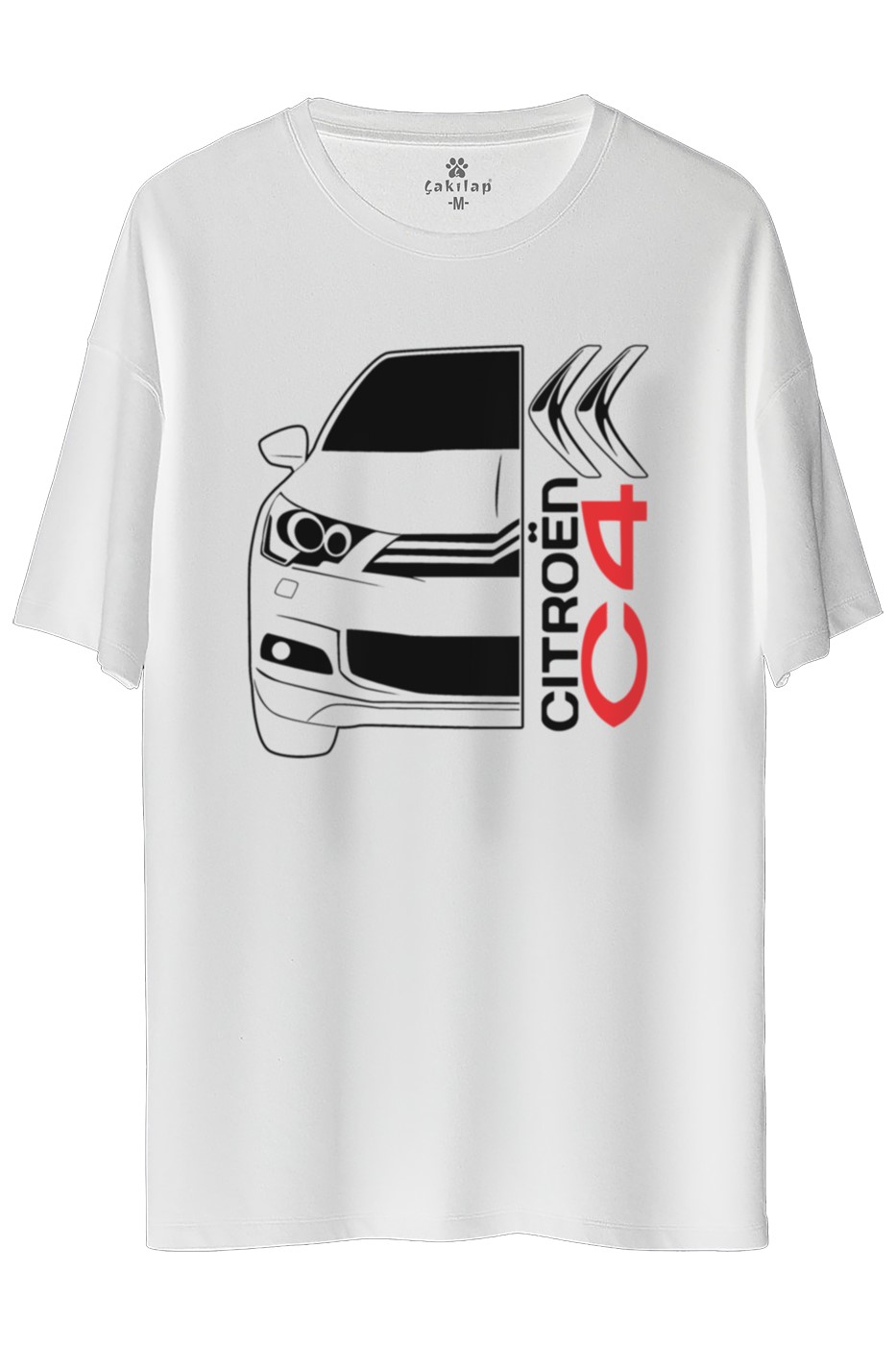 Citroen C5 Baskılı Oversize Tişört