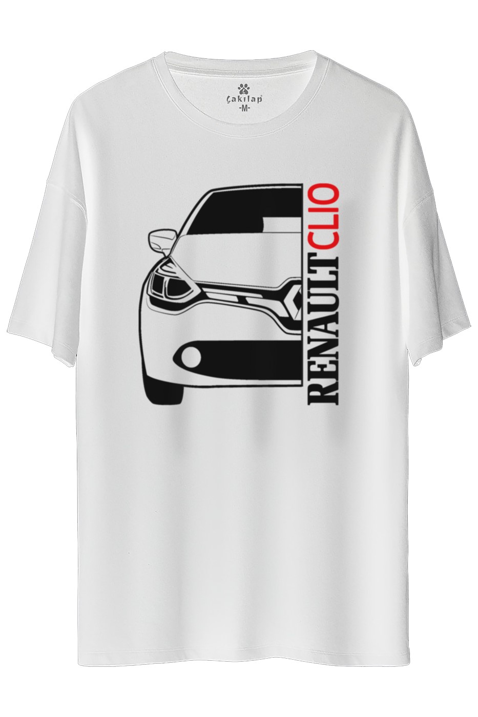 Renault Clio 4 Baskılı Oversize Tişört