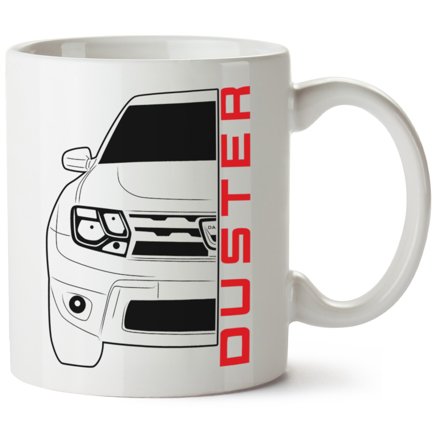 Dacia Duster Baskılı Porselen Kupa Bardak