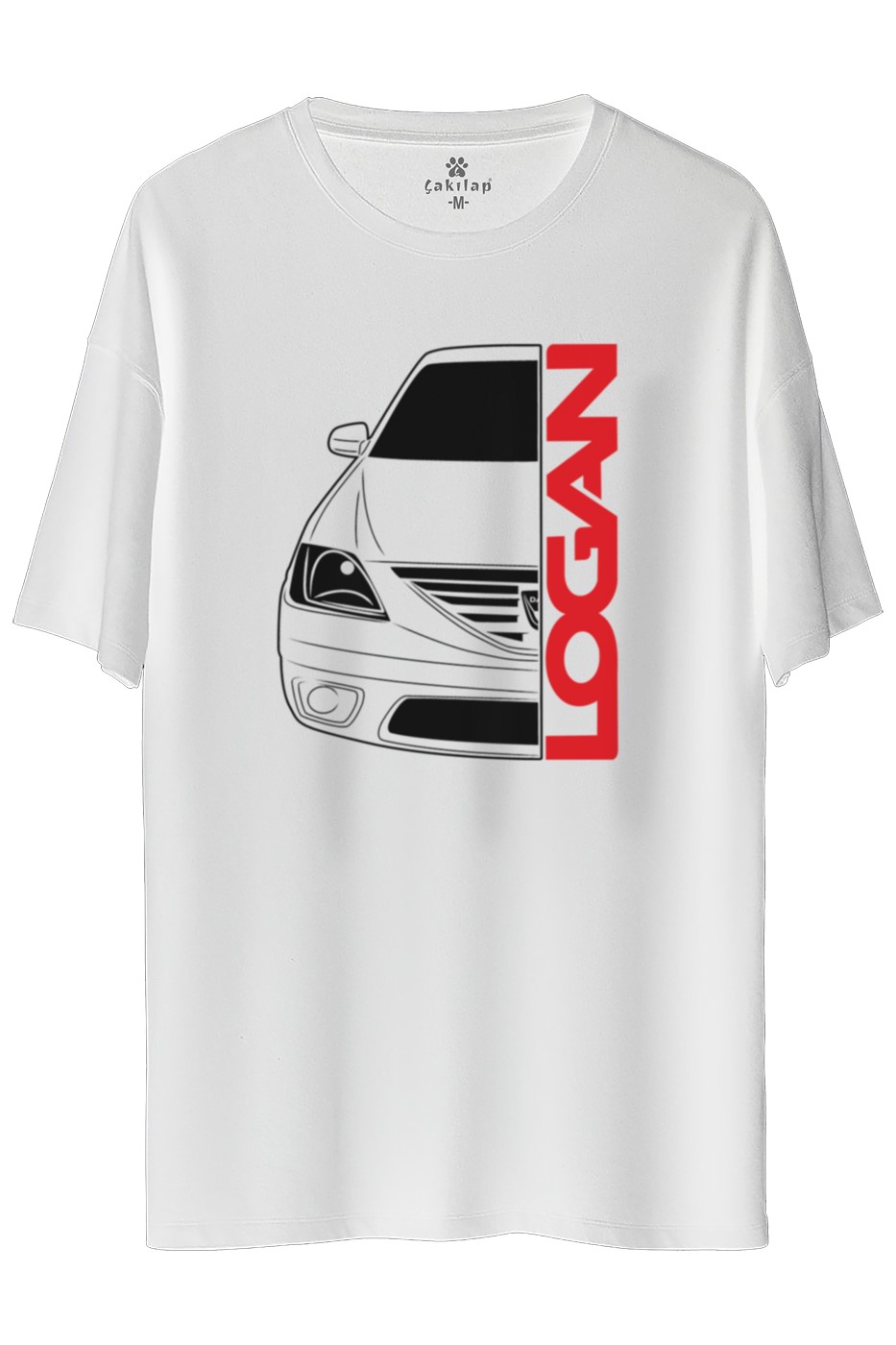 Dacia Logan Baskılı Oversize Tişört