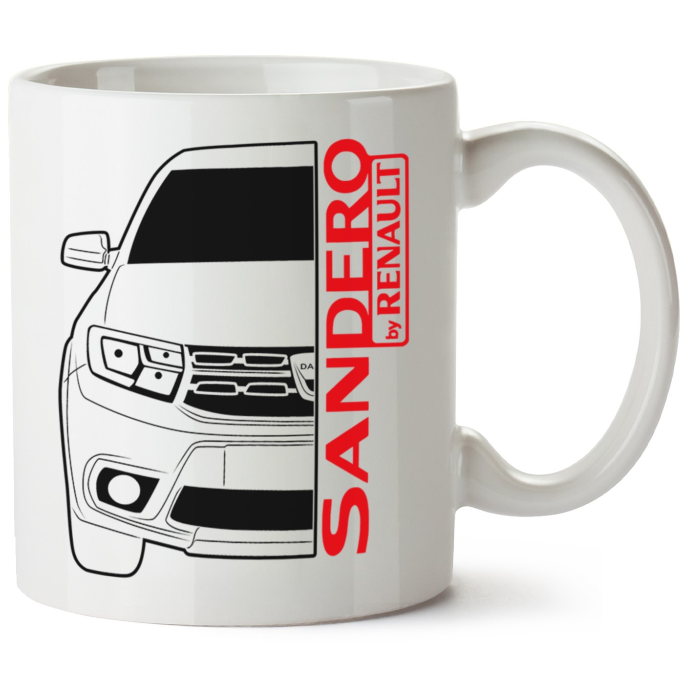 Dacia Sandero Baskılı Porselen Kupa Bardak