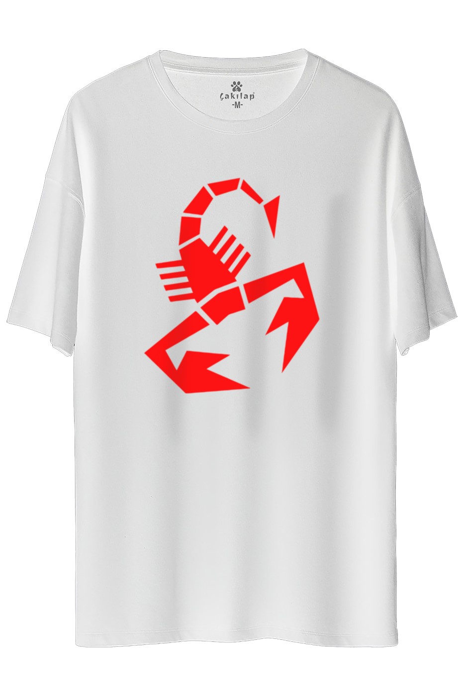 Fiat Abarth Logo  Baskılı Oversize Tişört