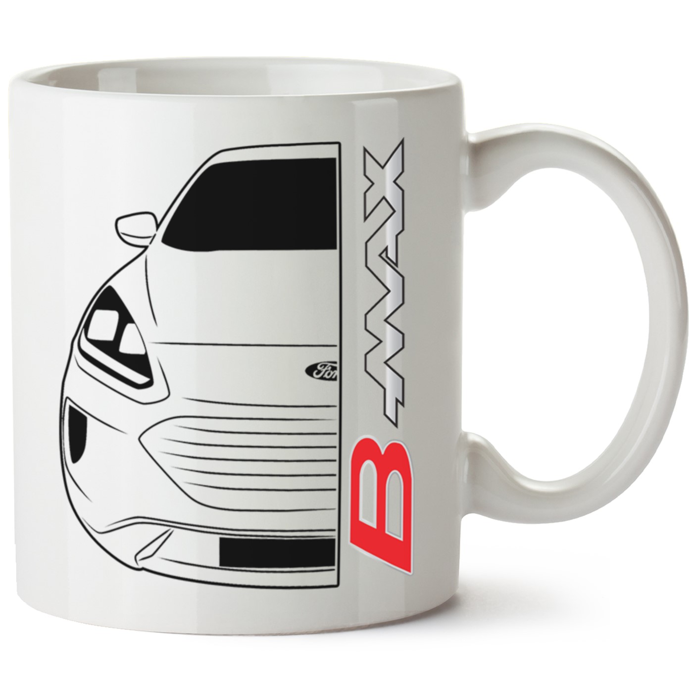 Ford Bmax Baskılı Porselen Kupa Bardak