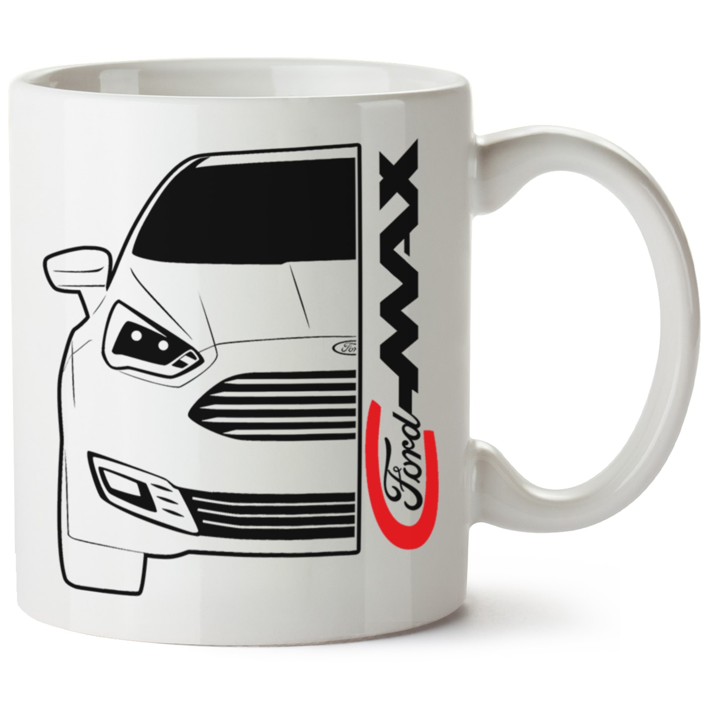 Ford Cmax Baskılı Porselen Kupa Bardak