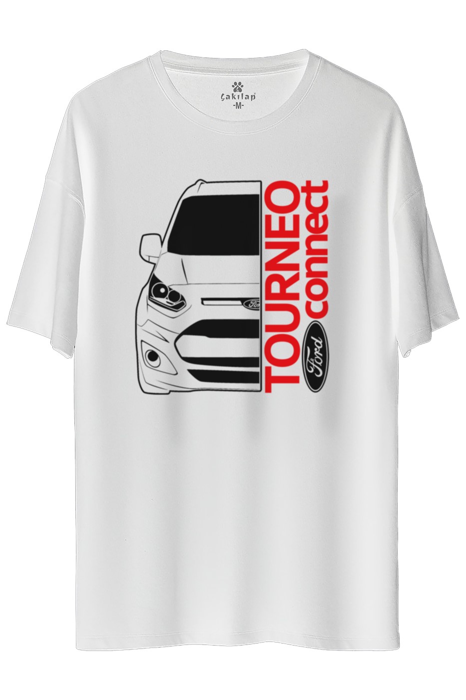 Ford Connect Baskılı Oversize Tişört