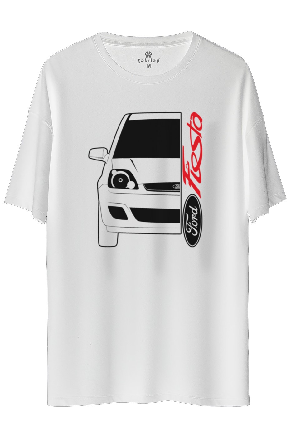 Ford Fiesta Mk6 Baskılı Oversize Tişört