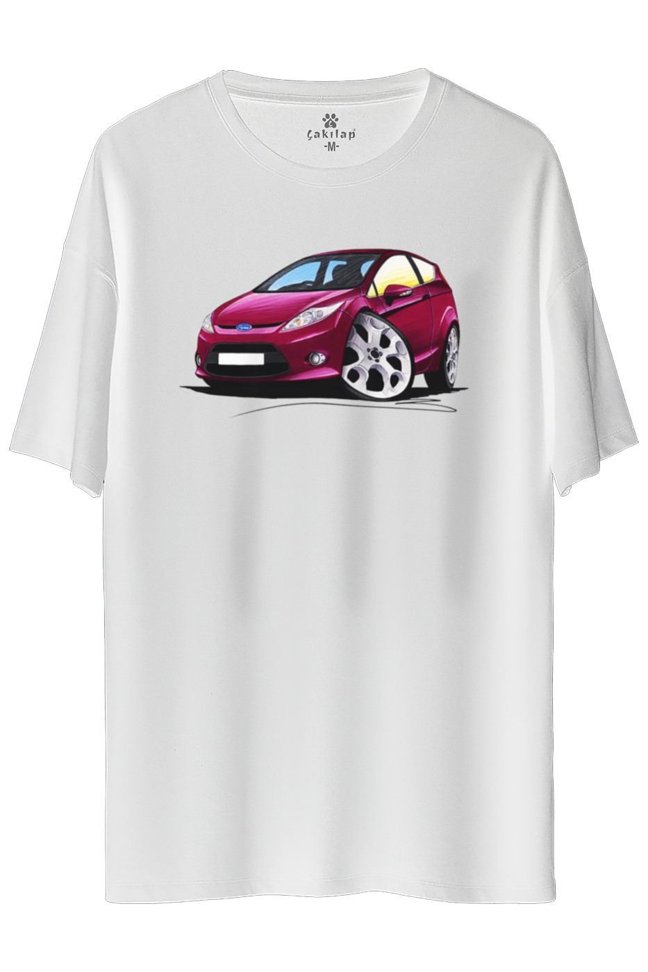 Ford Fiesta Mk7 Baskılı Oversize Tişört