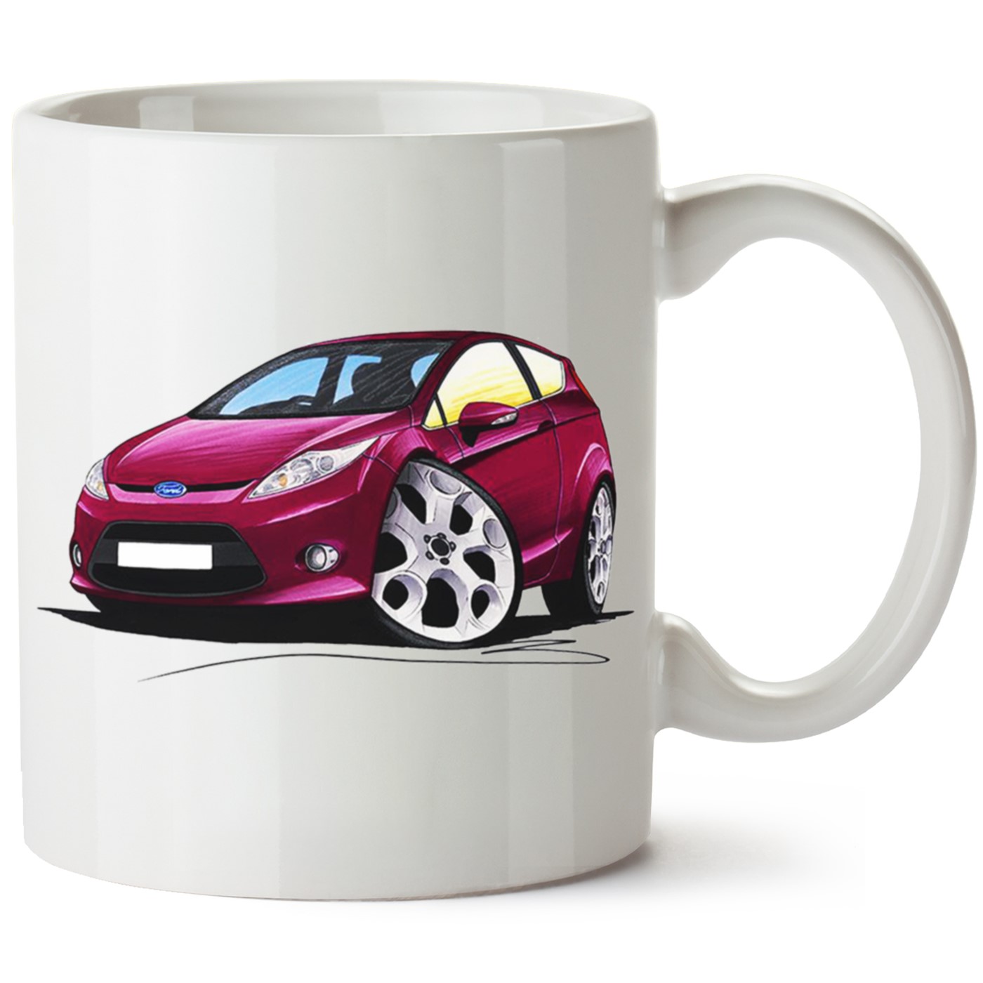 Ford Fiesta Mk7 Baskılı Porselen Kupa Bardak