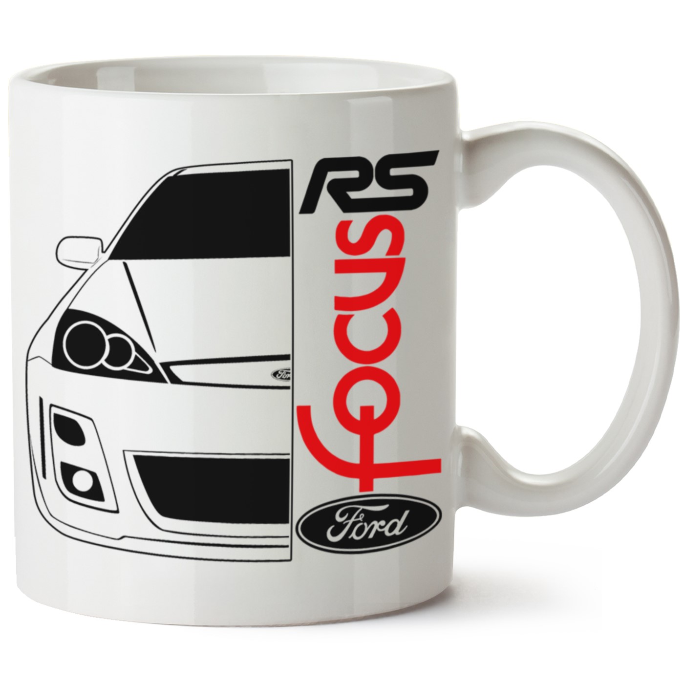 Ford Focus Mk1 Baskılı Porselen Kupa Bardak