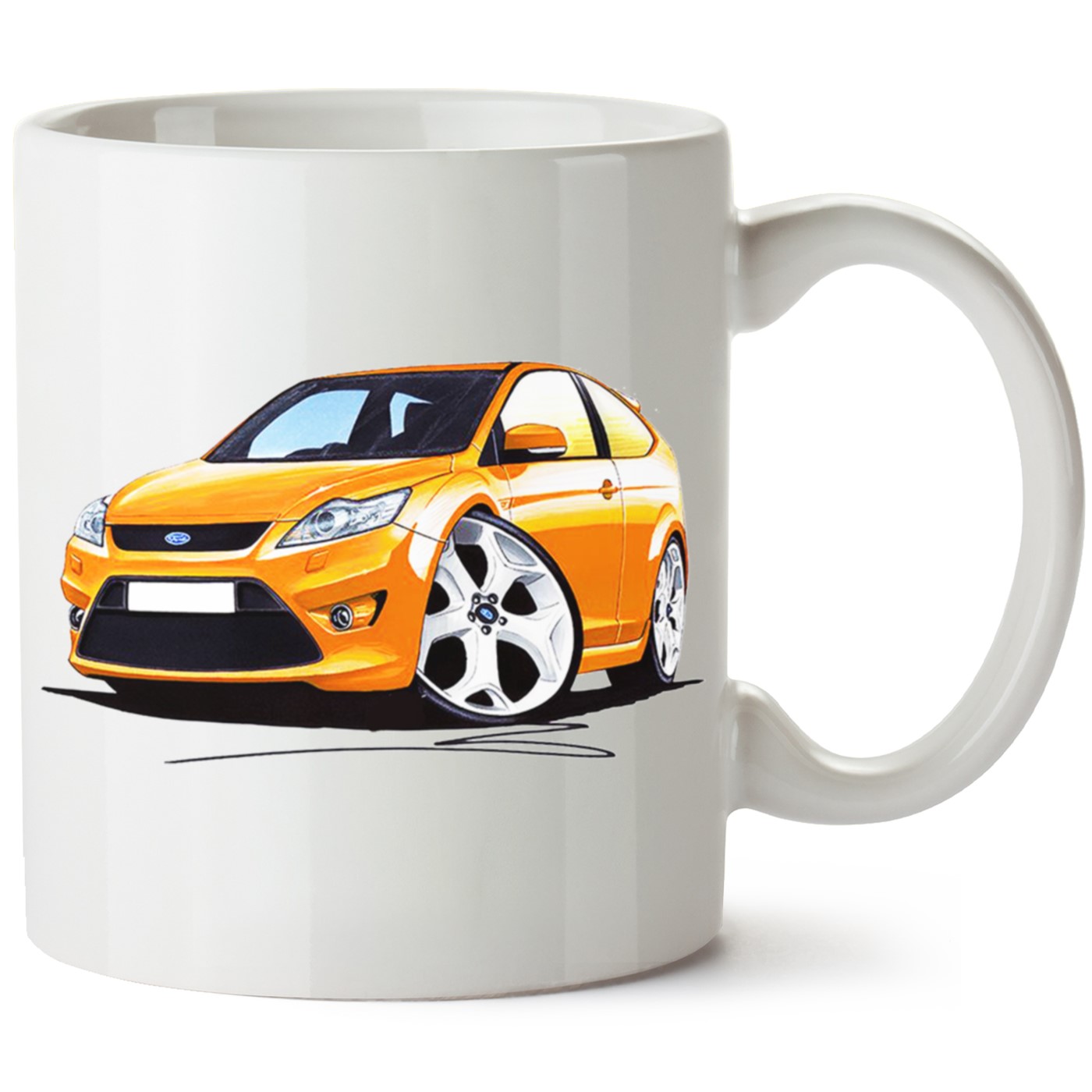 Ford Focus Mk2 Baskılı Porselen Kupa Bardak