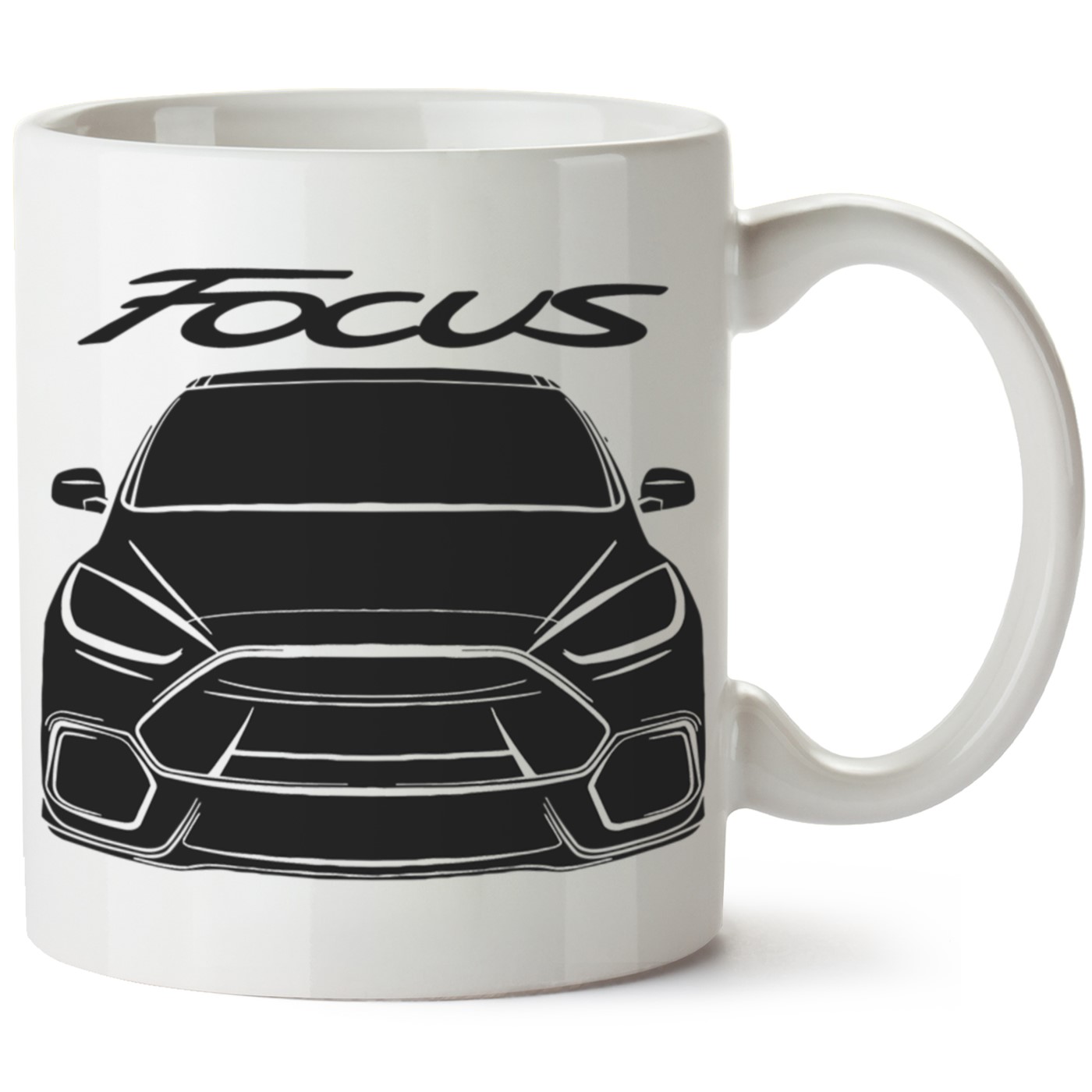 Ford Focus Mk4 Baskılı Porselen Kupa Bardak