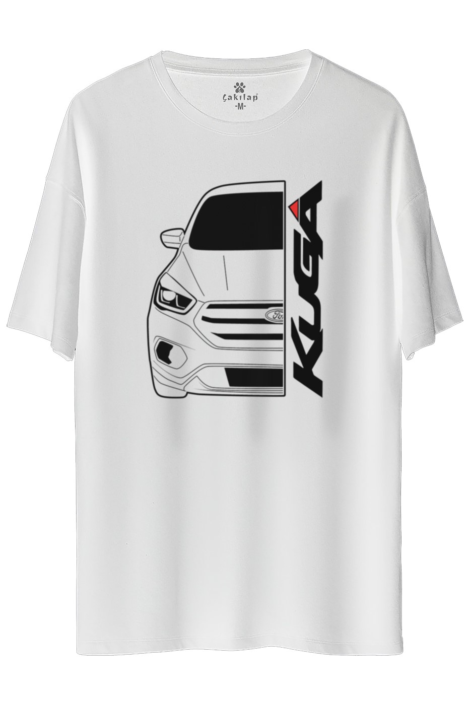 Ford Kuga Baskılı Oversize Tişört