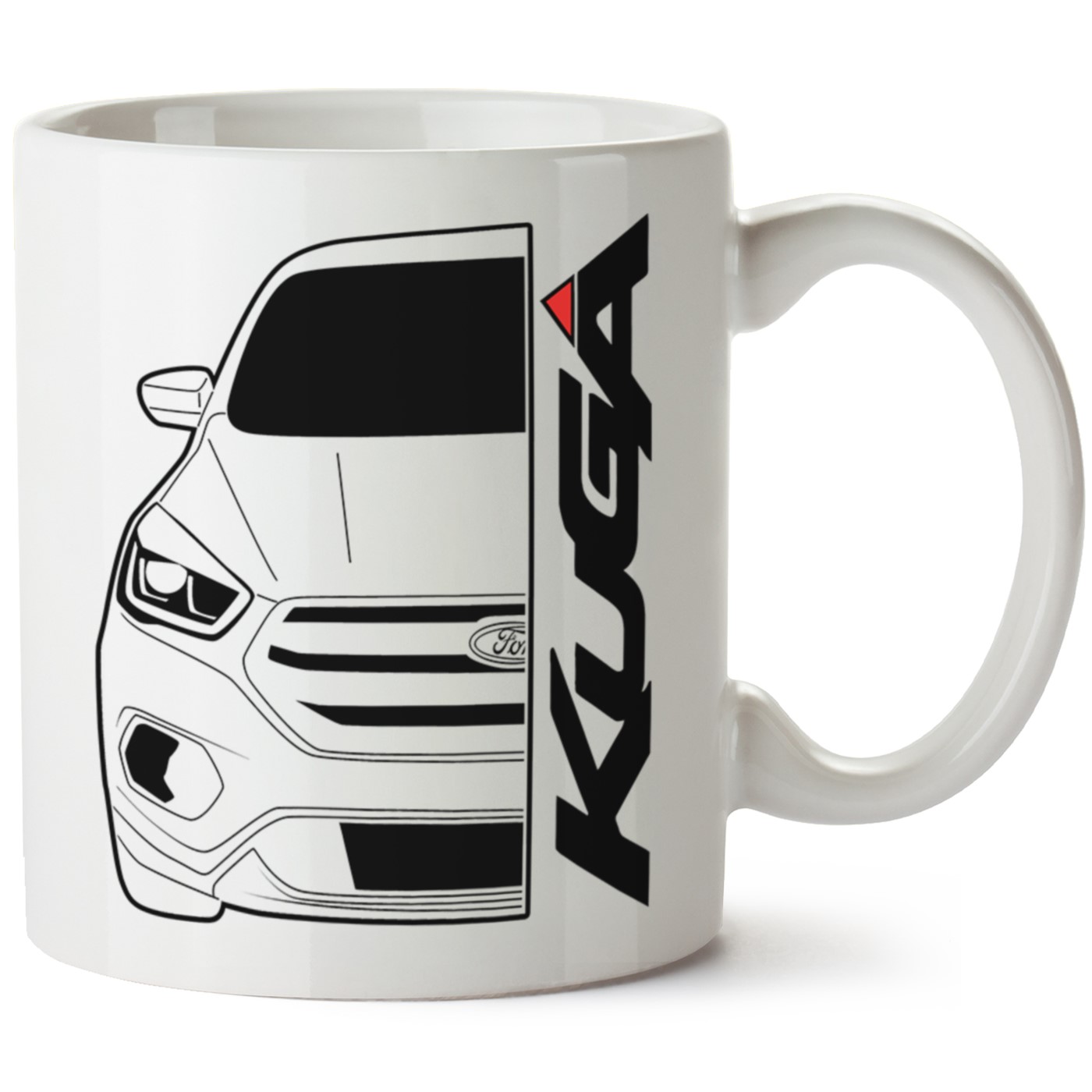 Ford Kuga Baskılı Porselen Kupa Bardak