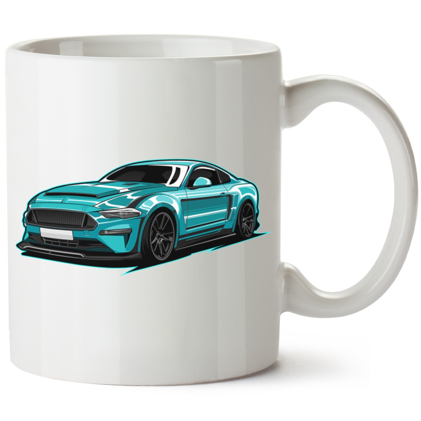 Ford Mustang Baskılı Porselen Kupa Bardak