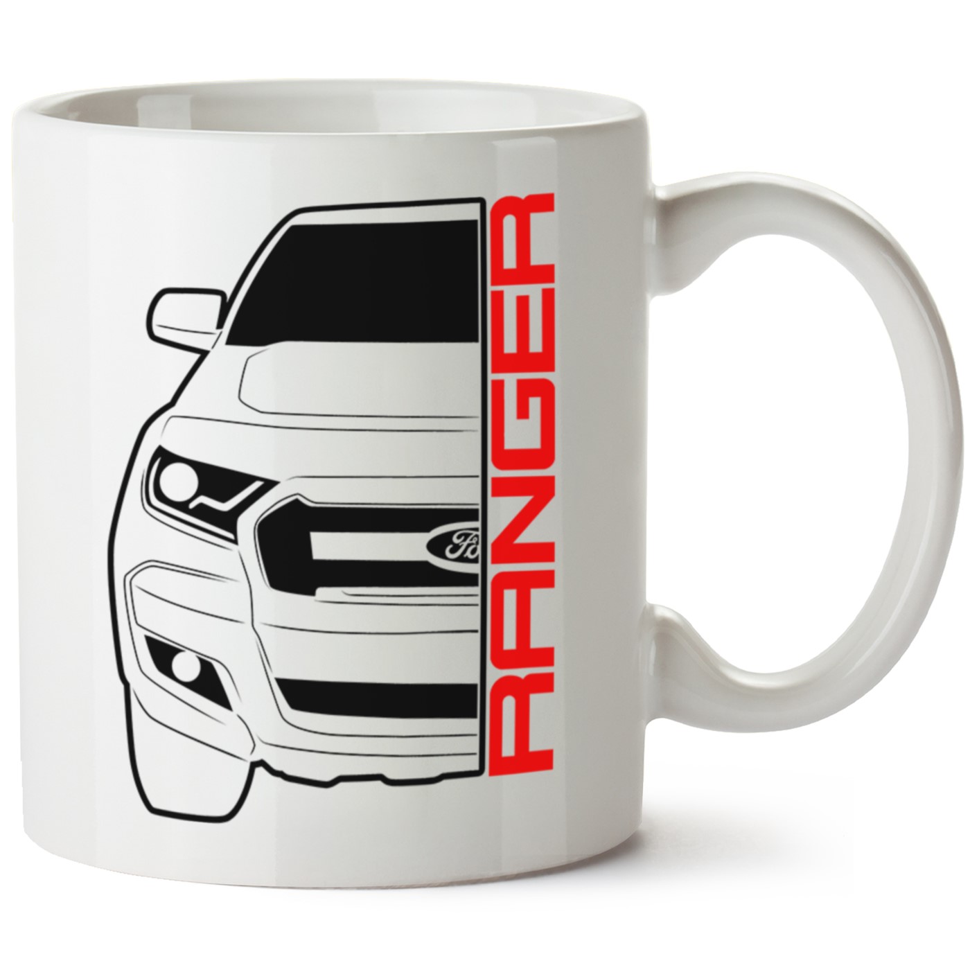 Ford Ranger Baskılı Porselen Kupa Bardak