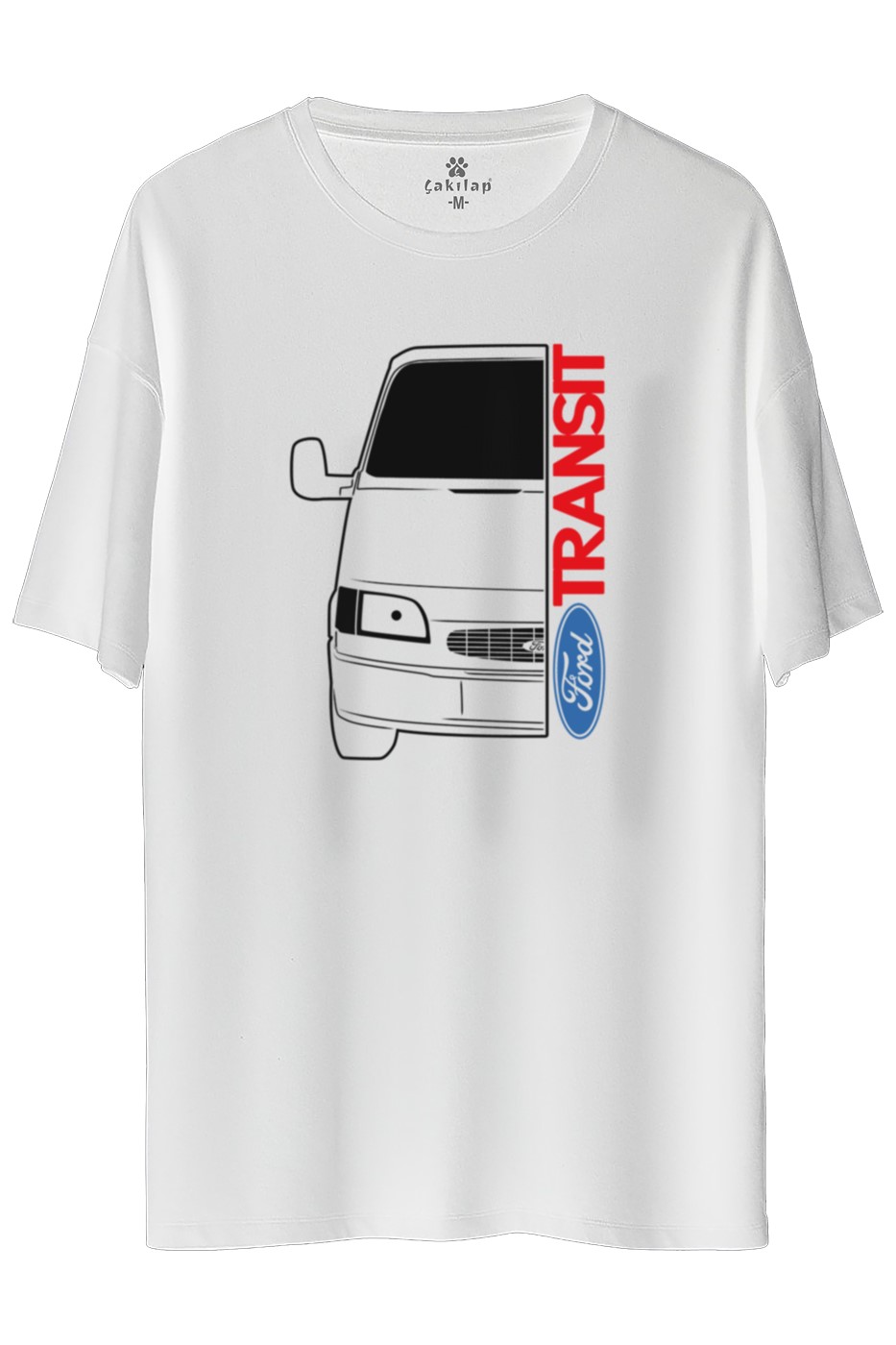 Ford Transit Baskılı Oversize Tişört