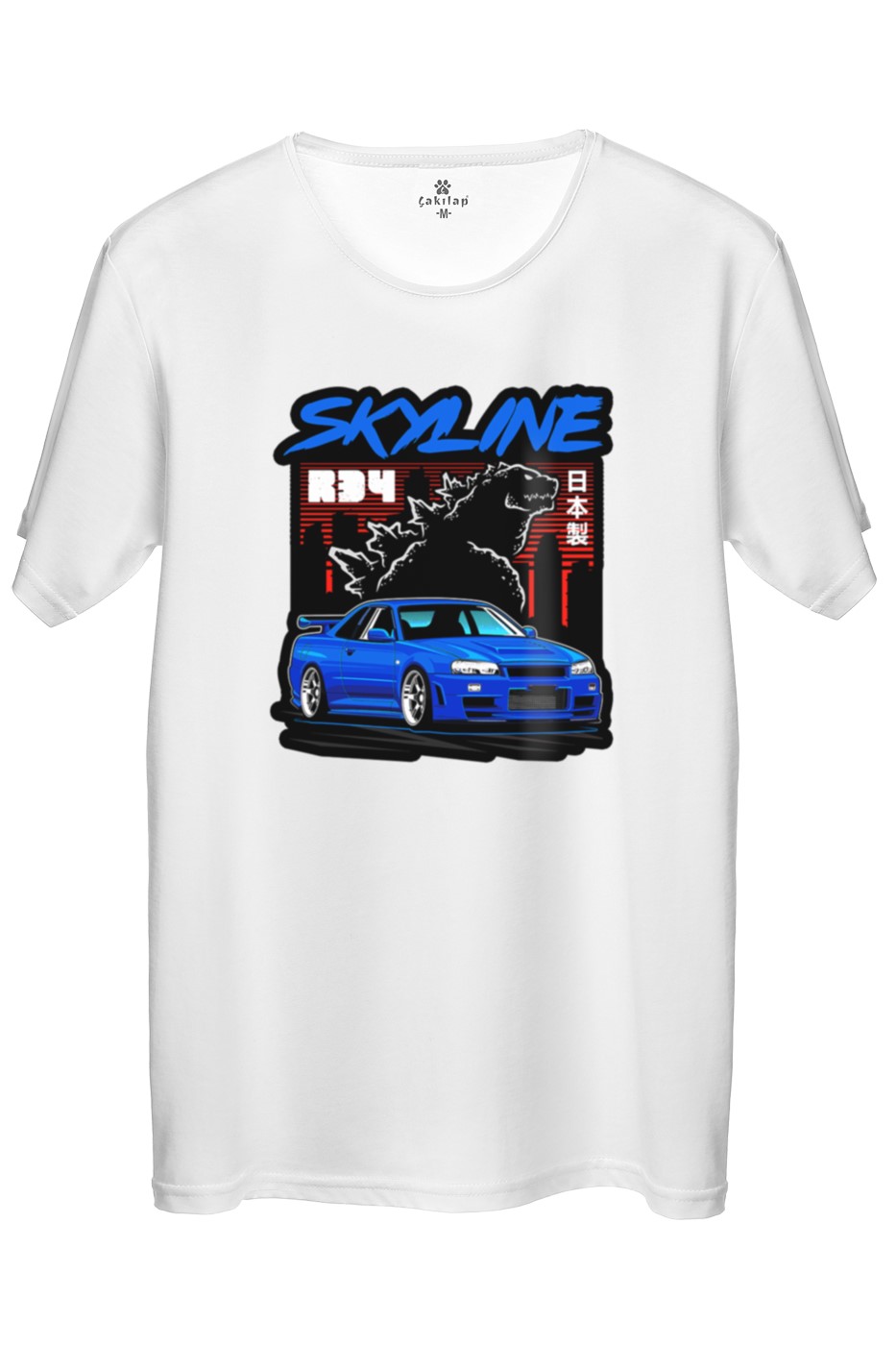 Nissan Gt-r34 Baskılı Regular Tişört