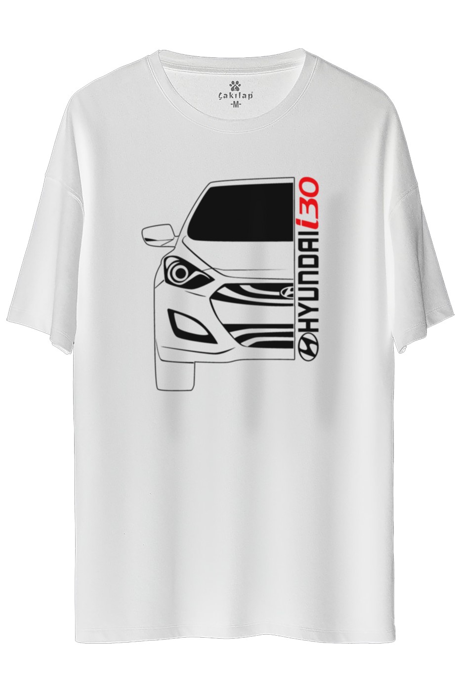 Hyundai i30 Baskılı Oversize Tişört