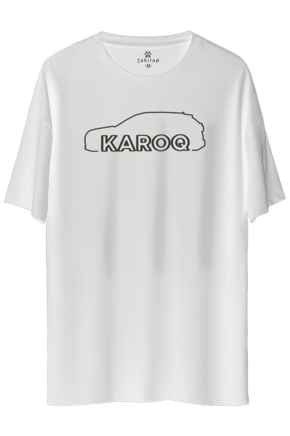 Skoda Karoq Baskılı Oversize Tişört